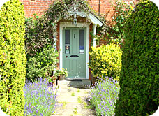 Newhouse Farm Bed & Breakfast: the front door